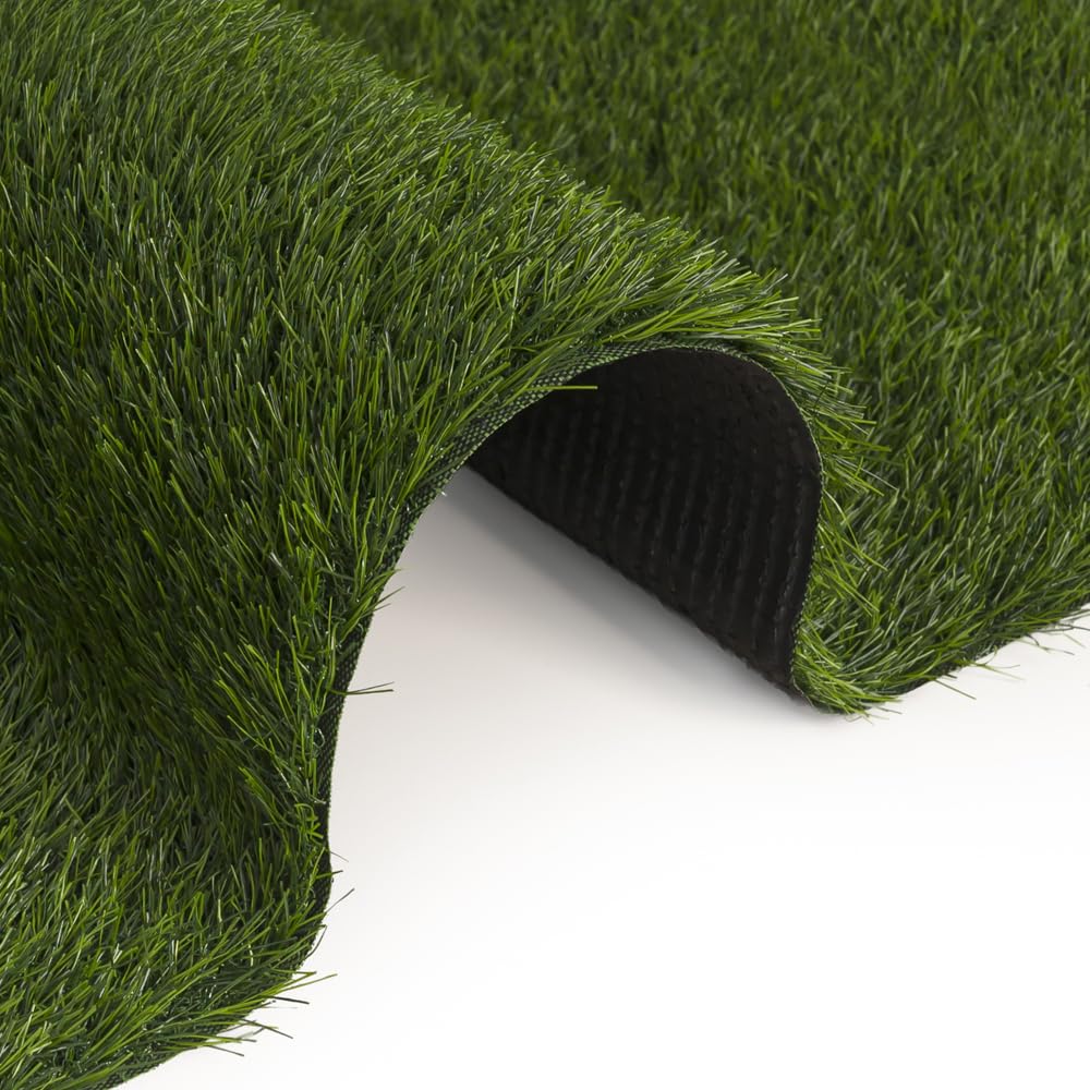 Mazovia Erba Sintetica Balcone 200x500cm Verde Resistente Alle Intemperie | Erba Sintetica per Terrazza Facile da Pulire Resistente All'acqua Resistente Ai Raggi UV Robusto Realistico Venduto al Metro
