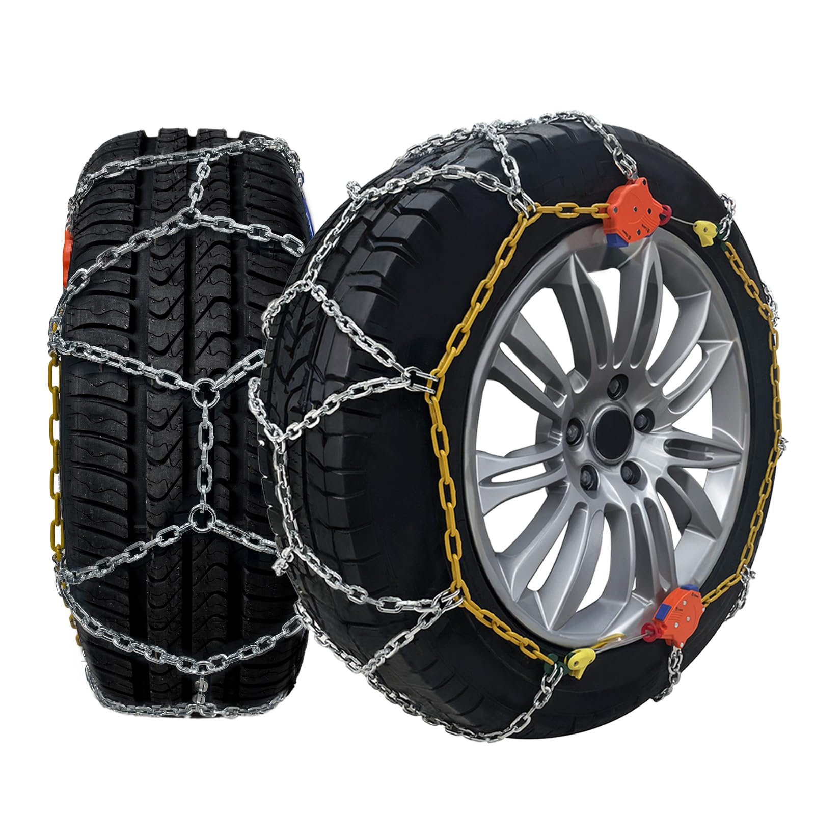 EnTurbo 232605 Adjustable Snow Tire Chains - 2 Pack