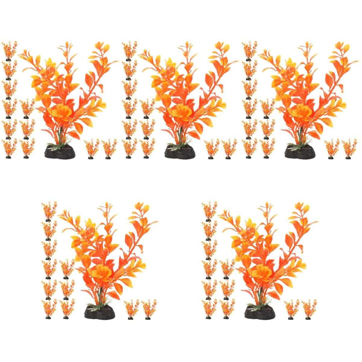 Happyyami 60piezas Decoraciones De Artificiales para Realistas De De Accesorios para Peceras para