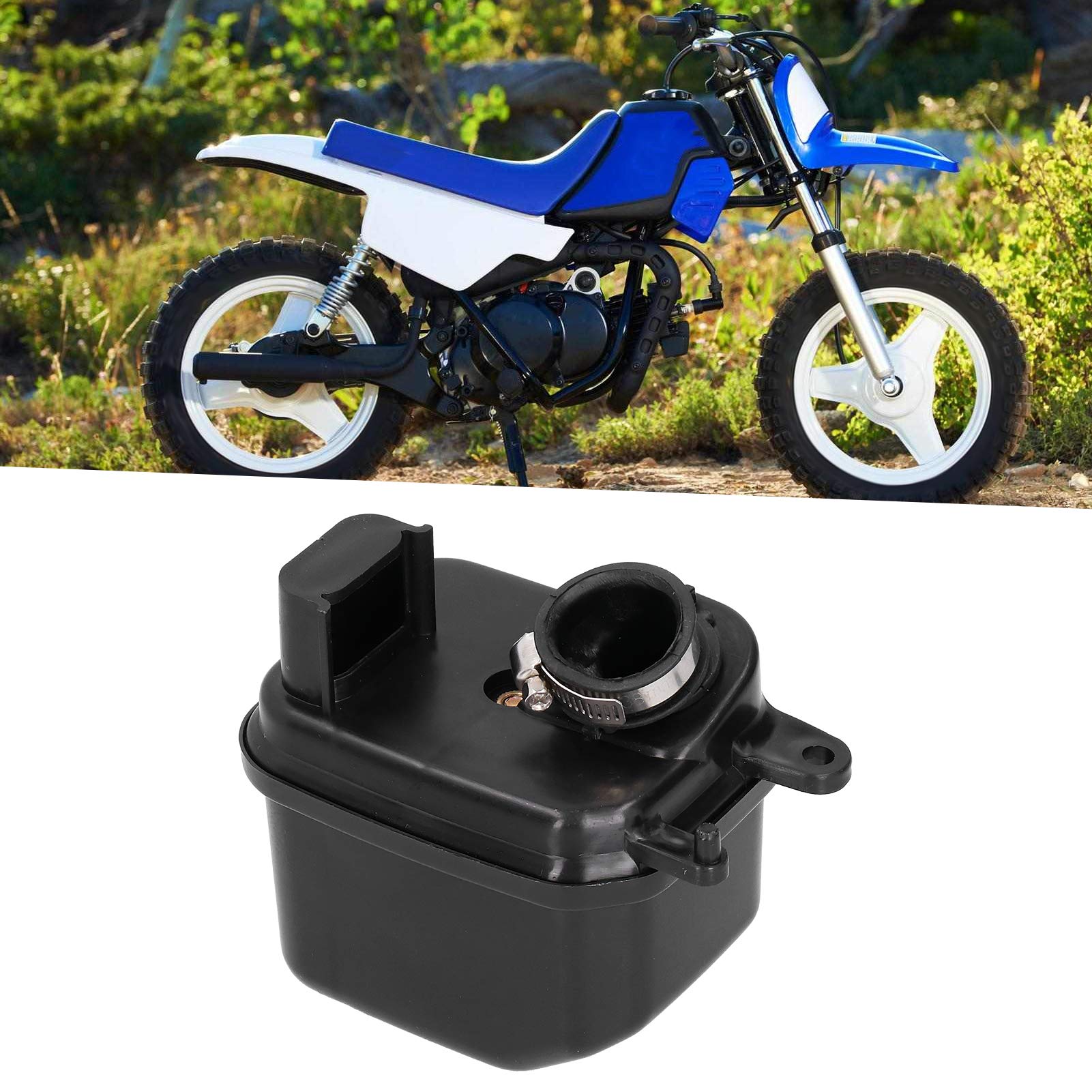 Black Engine Air Filter Box Clamp Kit For PW50 PY50 PW PY Piwi 50 1984-2004