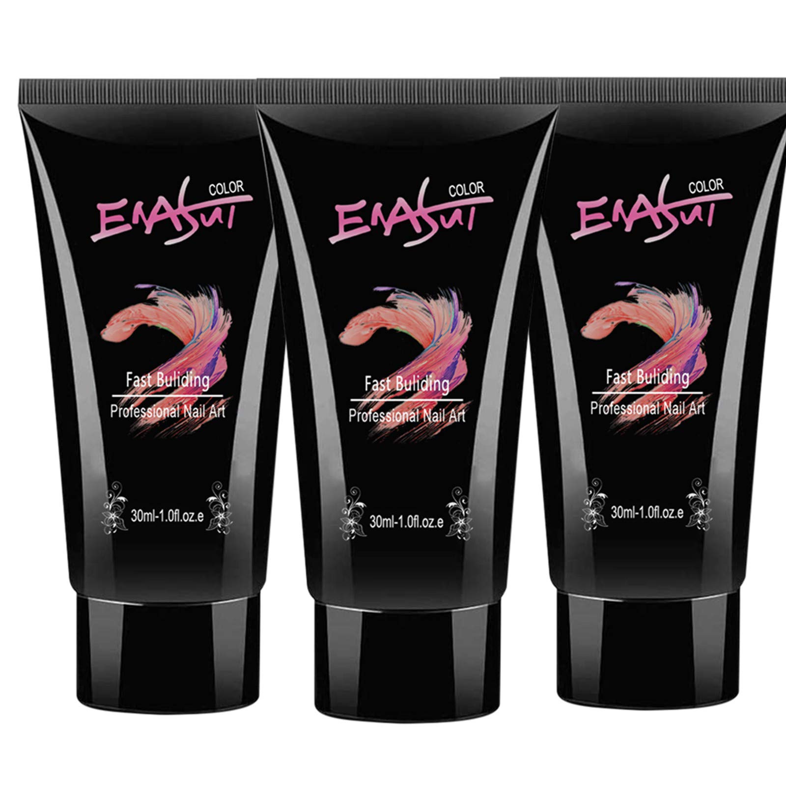 Nail Building Gel Extension Nail Gel Kit Poly Quick Extension Gel Trendy Nail Art French Professional Technician Nail Salon Easy DIY for Beginner at Home All-in-One Kit Gift Set