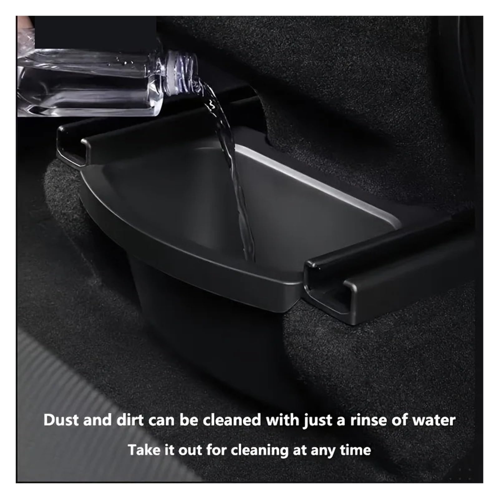 Auto Mülleimer Für Tesla Für Modell Für Y Juniper 2025 Hinten Sitz Organizer Lagerung Box Konsole Bin Zurück Mülleimer Müll Halter Mini Autos Mülleimers