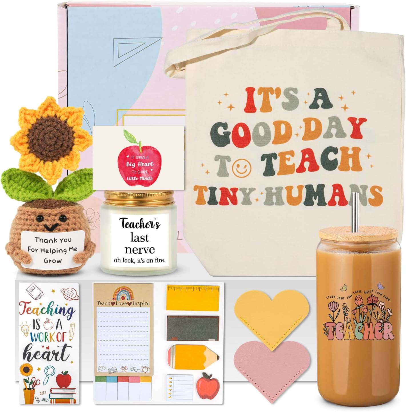 Women Teacher Appreciation Gifts From Students, Thank You Gifts For Teachers Women, Teacher Supplies With Note, Best Appreciation Gift For Best Daycare, Preschool, Music, Art, Assistant Teachers