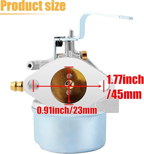 Miniatura 2 de Carburador compatible con Tecumseh 640260 640260A 640260B 640269 632689 HM80 HM85 HM90 HM100 LH318XA LH358XA LH358EA 8HP-9HP 10HP Colon Eman