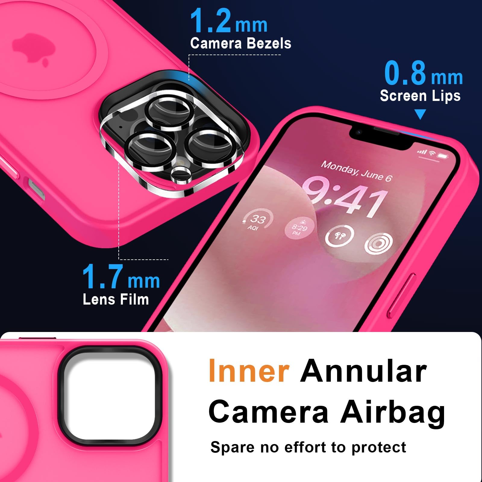 Amazon.com: MOCCA Strong Magnetic for iPhone 12 Pro Max Case