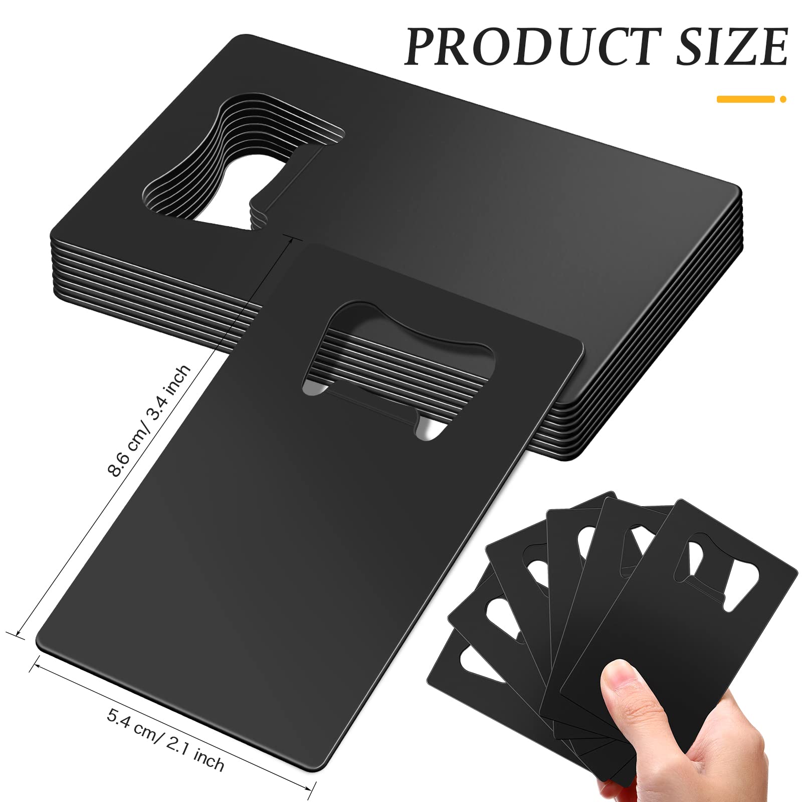 Add Custom Text Heavy Duty Stainless Steel Flat Beer Bottle Opener with Silicone Grip (Navy Blue)