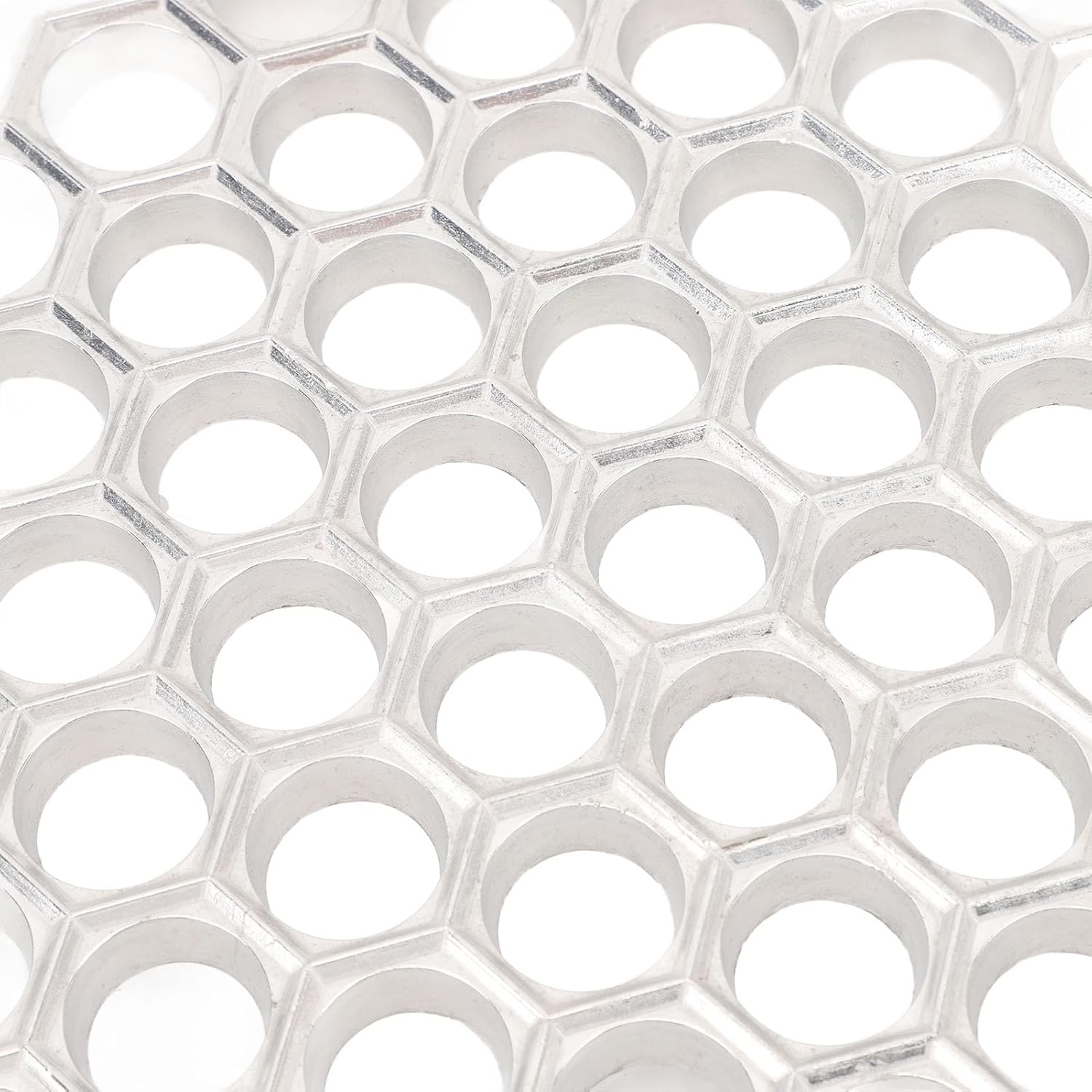 61 Holes Russian Dumpling Maker, Aluminum Alloy Material, Pelmeni Making Tool for Home Restaurant Kitchen Supplies, Easy to Clean with Dishwasher Safe, Neat and Beautiful Looking