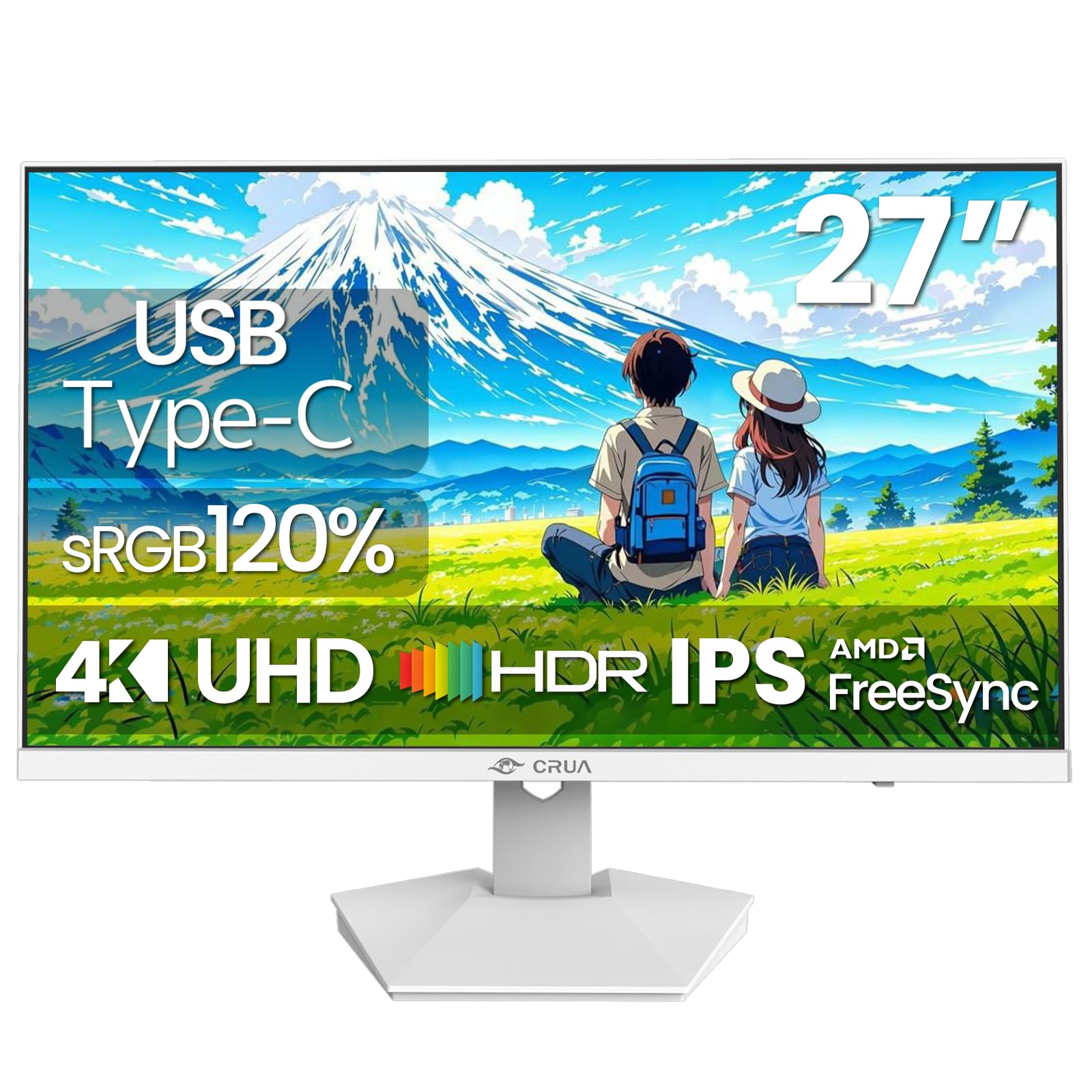 新品未使用 CRUA 27インチ 4K ゲーミングモニター 定価33598円 Amazon.co.jp: CRUA ゲーミングモニター 27インチ PC モニター 4K 3840
