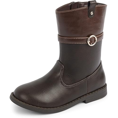 Gymboree Girl's and Toddler Faux Leather Tall Boots Mid Calf