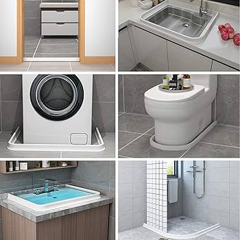 Splash Protection Strip Shower Self-Adhesive Water Damm Door Seal