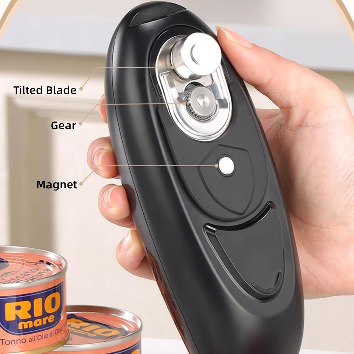 電気缶オープナー キッチン自動安全コードレスワンタッチ電気缶切り 電気缶オープナー キッチン自動安全コードレスワンタッチ電気缶切り