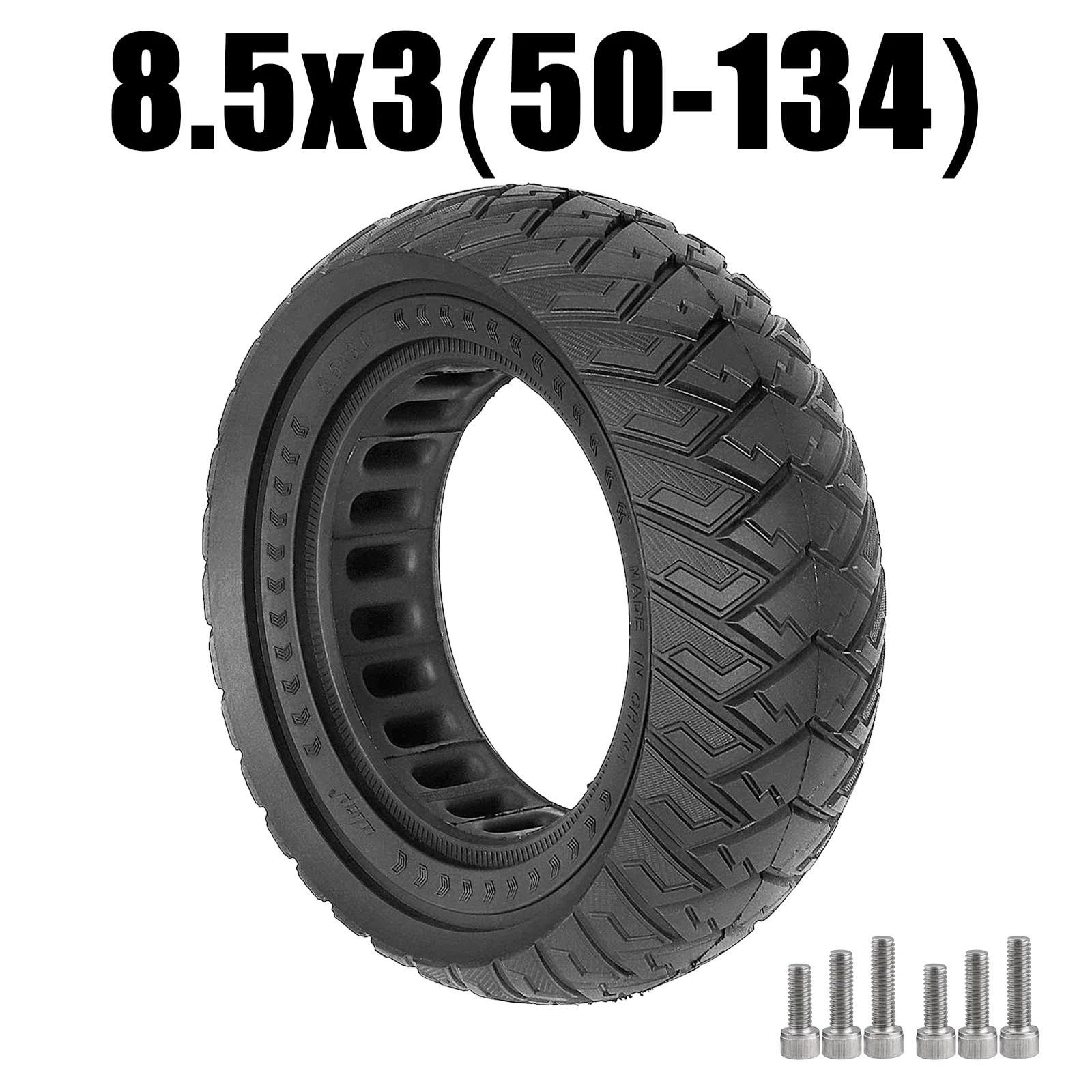 Générique Pneu Trottinette 8.5 Pouce Solide Tout-Terrain 8.5 Pouces .5x3 for Scooter, pièces de résistantes à l'usure et la Perforation