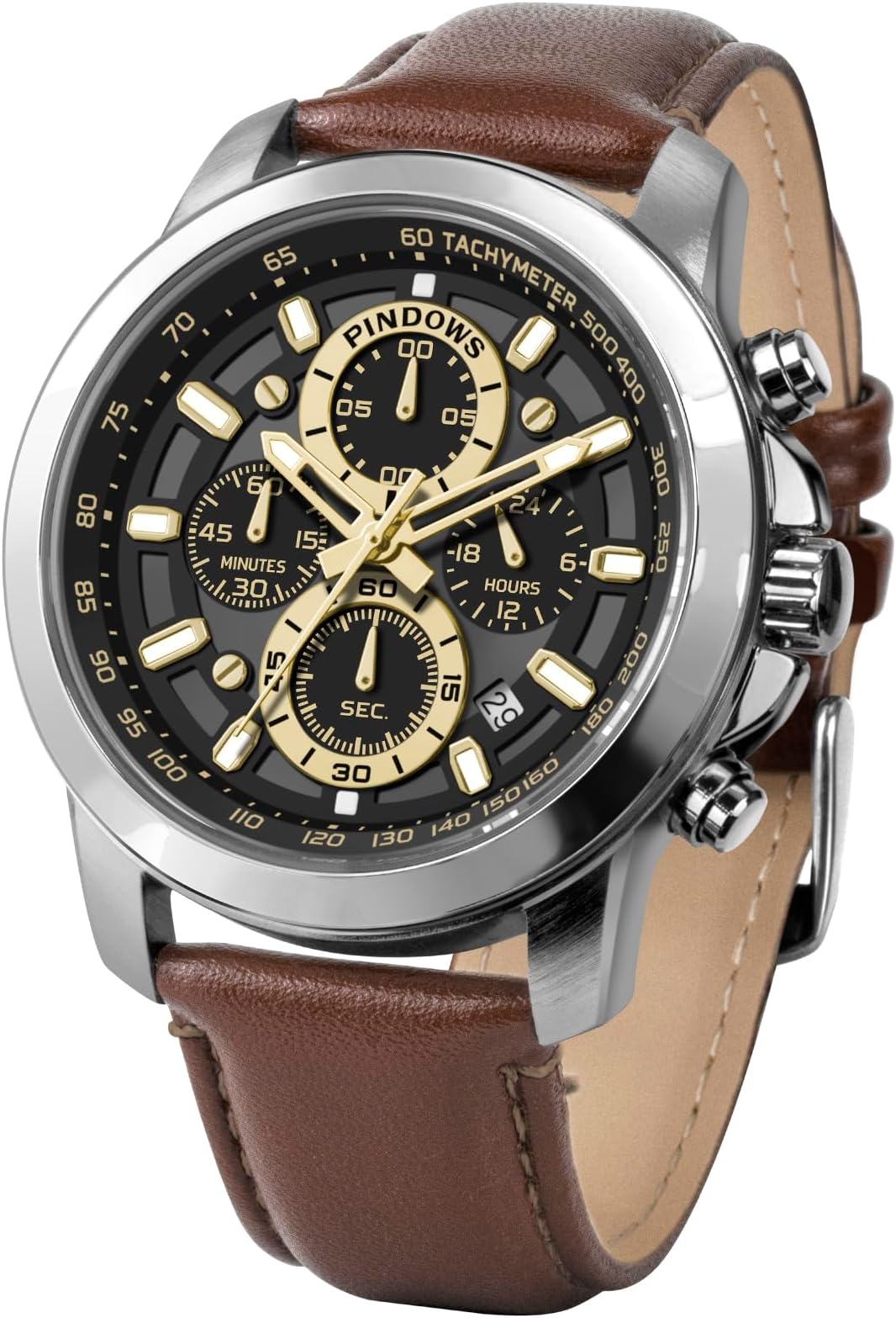LIGE Men's Watch Fashion Waterproof Silica Gel Chronograph Luxury Business Analog Quartz Watches