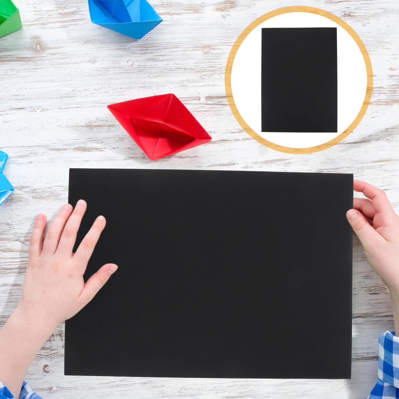 MAGICLULU Weihnachtliches Bastelpapier für Origami 100 Blatt Kartenpapier Papier Leicht und Tragbar für Unterricht und Camping