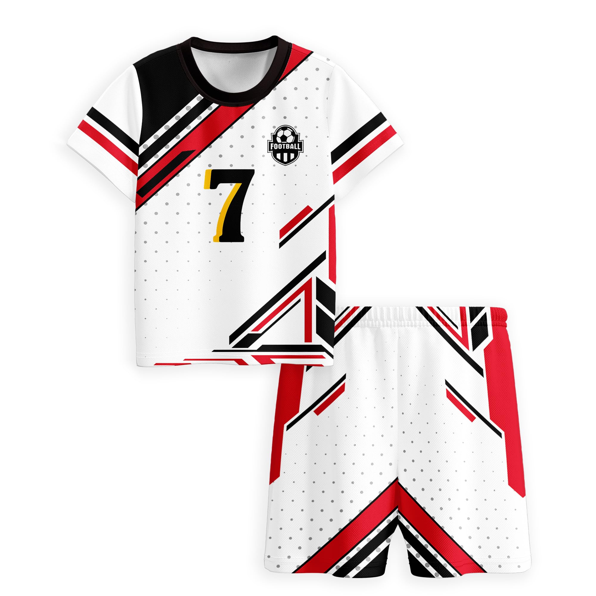 Kids Soccer Jersey Boys Girls Football Practice Outfits Youth Sport Training Uniforms Athletic Jersey