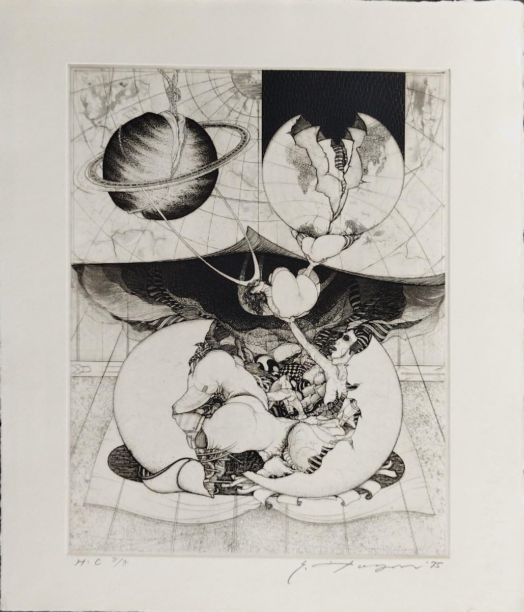 多賀 新 銅版画 『落飾』＊シート - y art gallery - 版画