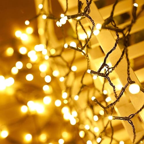 Miniatura 2 de Albelt - Paquete de 4 tiras de luces solares LED de 85 pies, 480 luces solares para exteriores, luces solares ultrabrillantes, decoración al aire