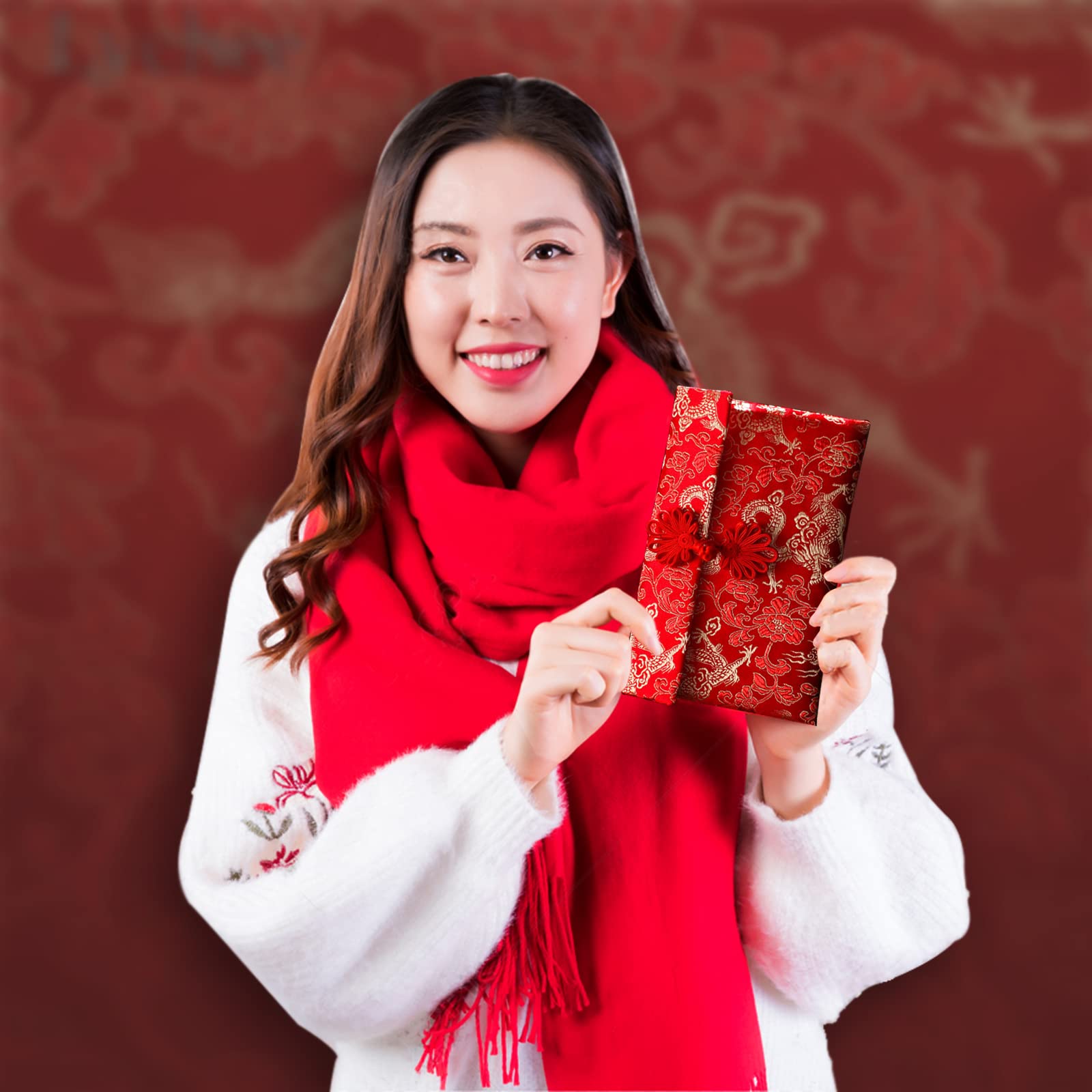 Sobr Rojos De Dragón Chino Para Decoración De Año Nuevo, Sobr Rojos Para Dinero De La Suerte, Decoración De Boda, Ftival De Primavera, 4 Piezas - AliExprs 15