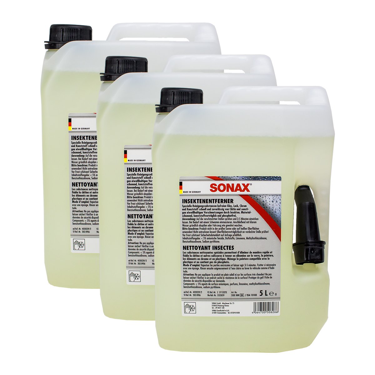 SONAX 3X 05335000 Insektenentferner 5L
