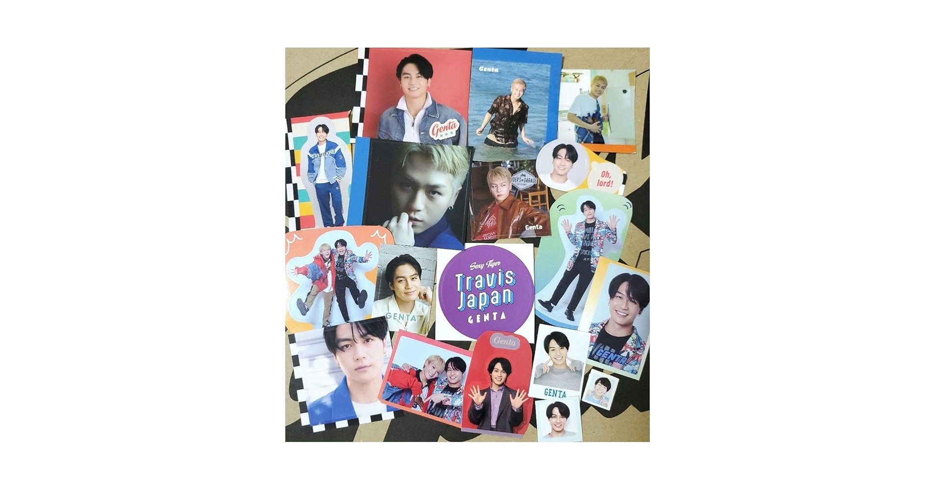 Travis Japan トラジャ　松田元太　HBDグッズ Amazon.co.jp: Travis Japan 松田元太 トレカ ステッカー セット
