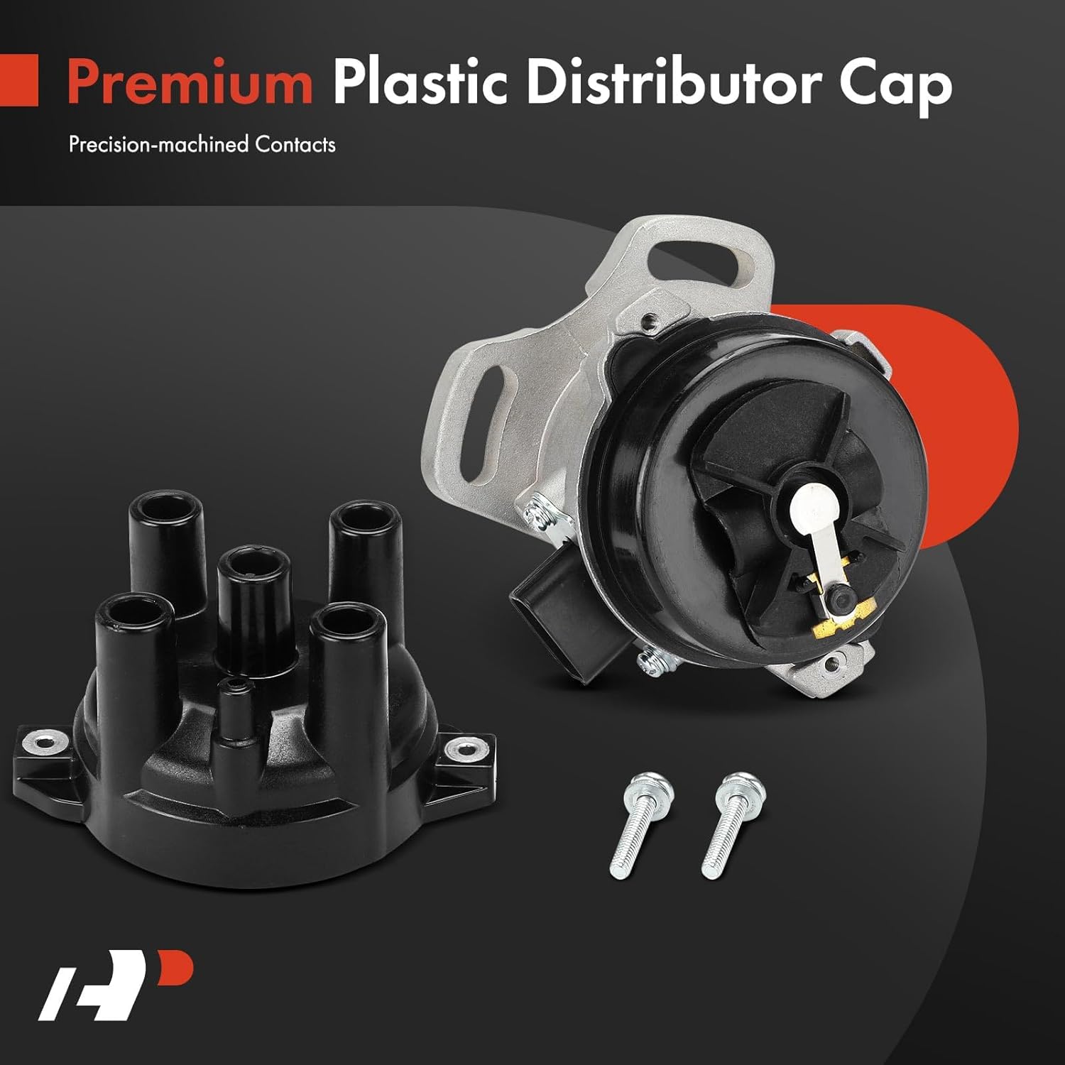 A-Premium Ignition Distributor with Cap and Rotor Compatible with Mazda Protege 1990 1991 1992 1993 1994