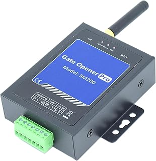 Automatic Gate Opener GSM 4G Remote Switch Door Automatic Door Opener Electric Remote Control Relay Output Single Swing Gate Operator (Color : 4G with Adapter)