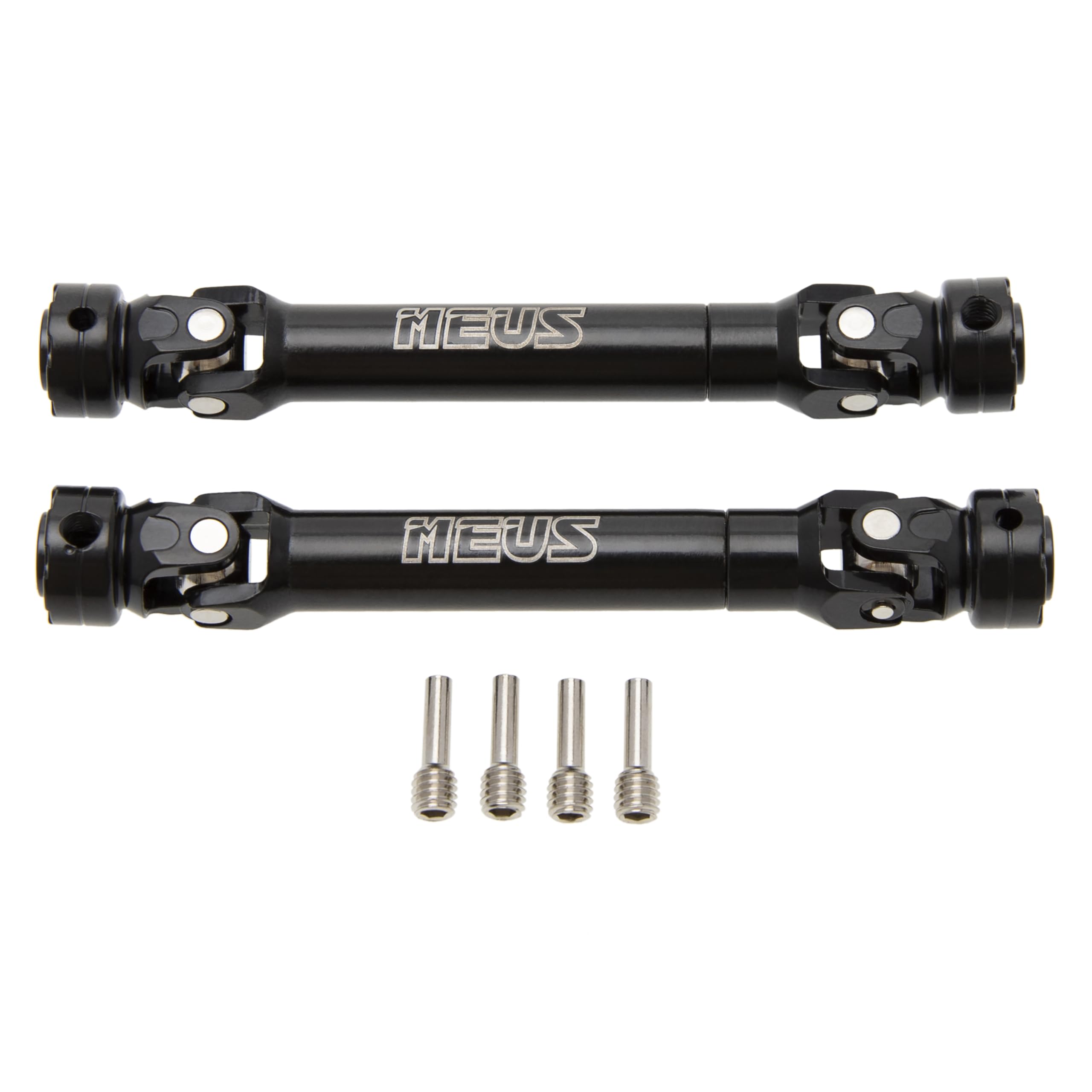 MEUS RACNIG 2pcs SCX10 Driveshafts for 1/10 RC Crawler Axial SCX10/Tamiya CCO1/Redcat Gen8 etc.. (84mm)