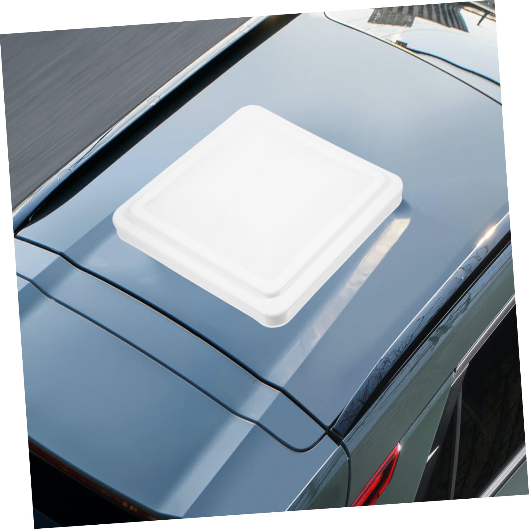 Garneck Copertura e Antifungo di Ventilazione per Finestra Camper Isolante Termica 14x14 Pollici in Plastica Bianca Pratica e Funzionale per Tetto e Bagno Rv