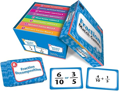 EAI Education Fraction Match Games Grade 4