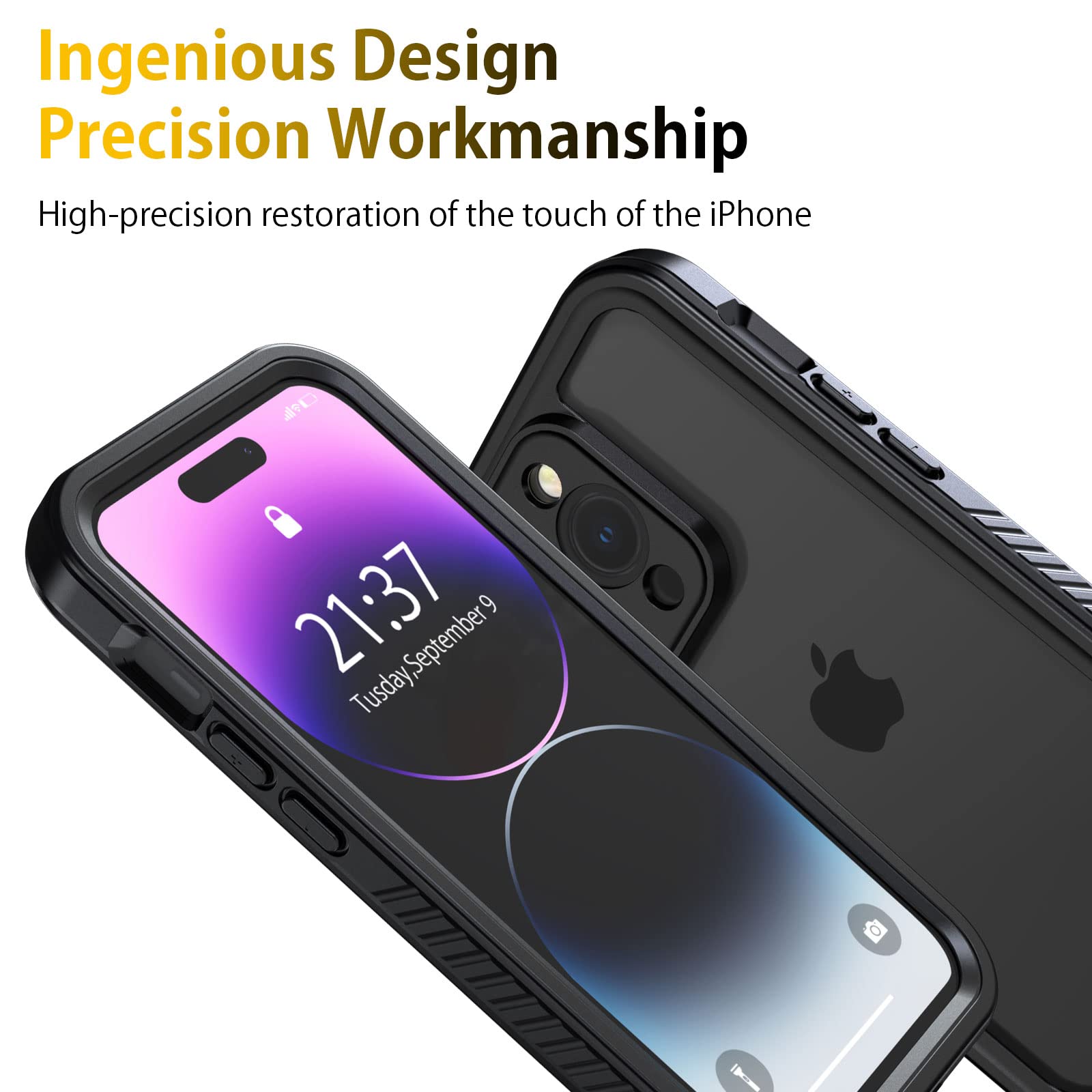 Amazon.co.jp: UMITTOS iPhone 14 Pro Max ケース 防水 傷防止 全身耐