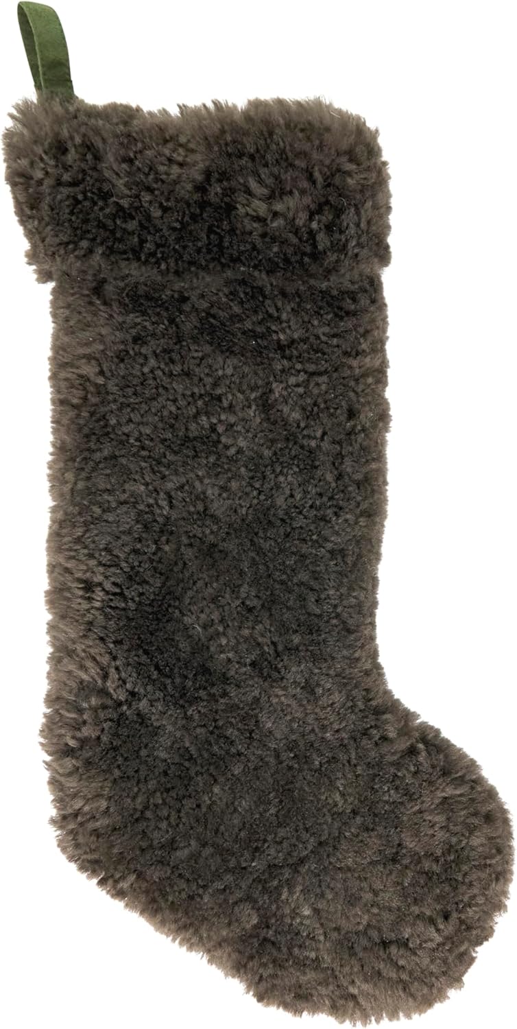 SARO LIFESTYLE Cozy Delight Lamb Fur Stocking