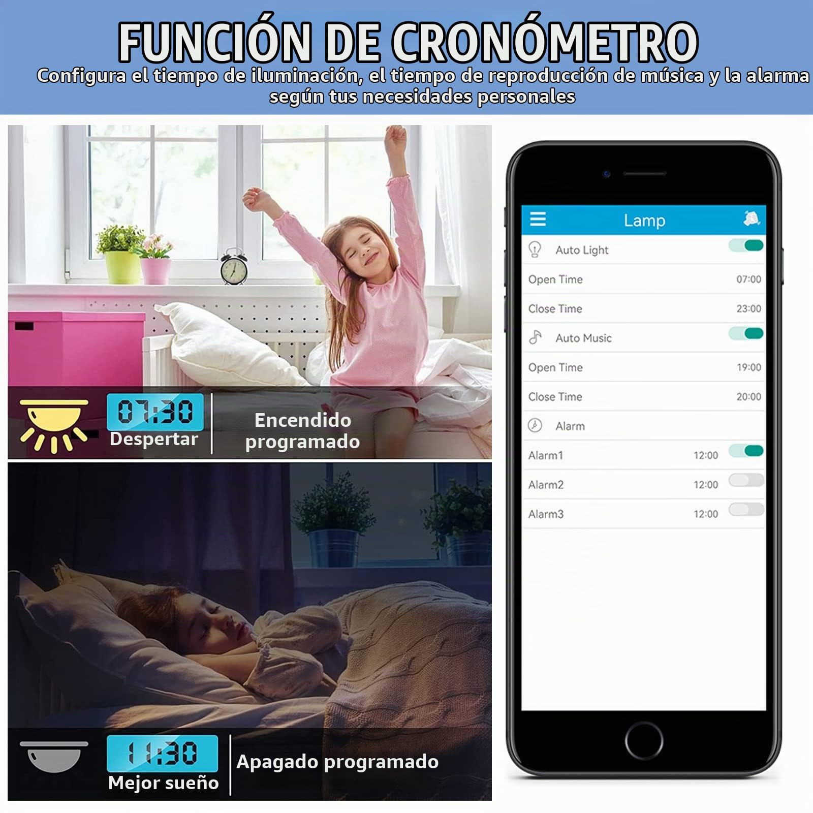 VOMI Lámpara de Techo RGB con Altavoz Bluetooth 50cm Música Lampara de Techo con Mando a Distancia y App Control Regulable Cambio de Color Plafon LED Techo para Salon Dormitorio Habitacion Infantil