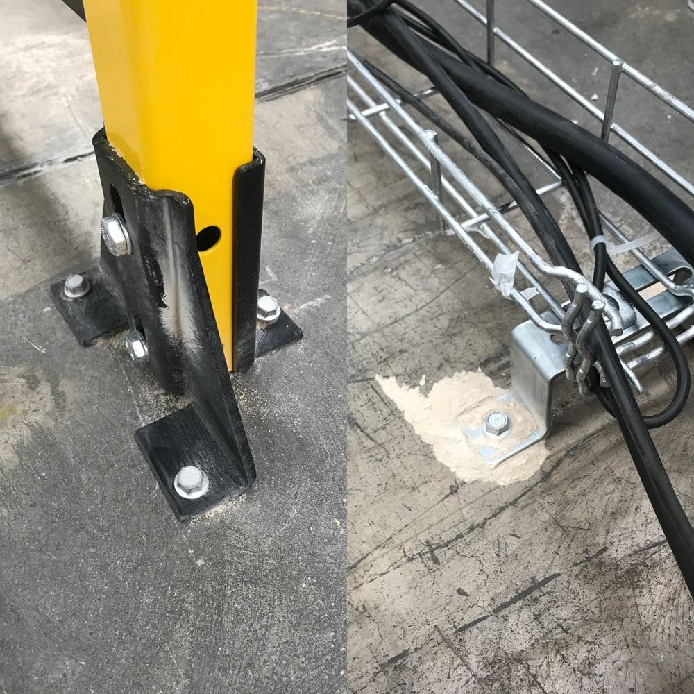 BATIFIX Betonschraube verzinkt Sechskantkopf Ø10 x 90, 25 Stück | Schraubanker aus verzinktem Stahl mit angepresster Scheibe, ETA Zulassung Option 1 für gerissenen und ungerissenen Beton