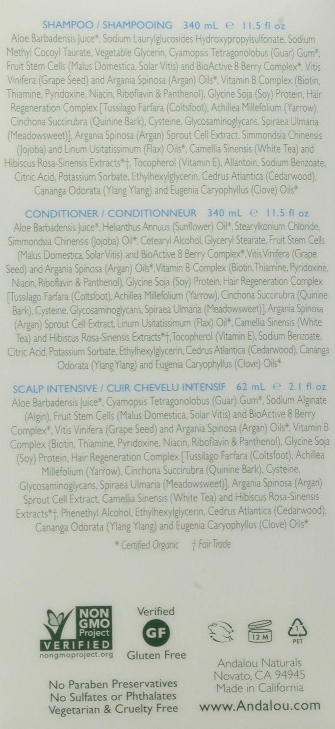 Andalou Naturals Age Defying Hair Treatment System - 3 oz