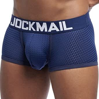 JOCKMAIL Boxer en Maille à Séchage Rapide pour Homme, Slip Respirant, Confortable et Sexy, sous-vêtement Boxer pour Homme