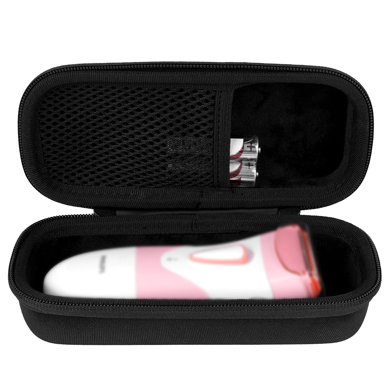Linkidea Women's Electric Shaver Travel Case Compatible with Philips HP6306/50, BRL136/00 Hard Shell Carrying Bag (Black)