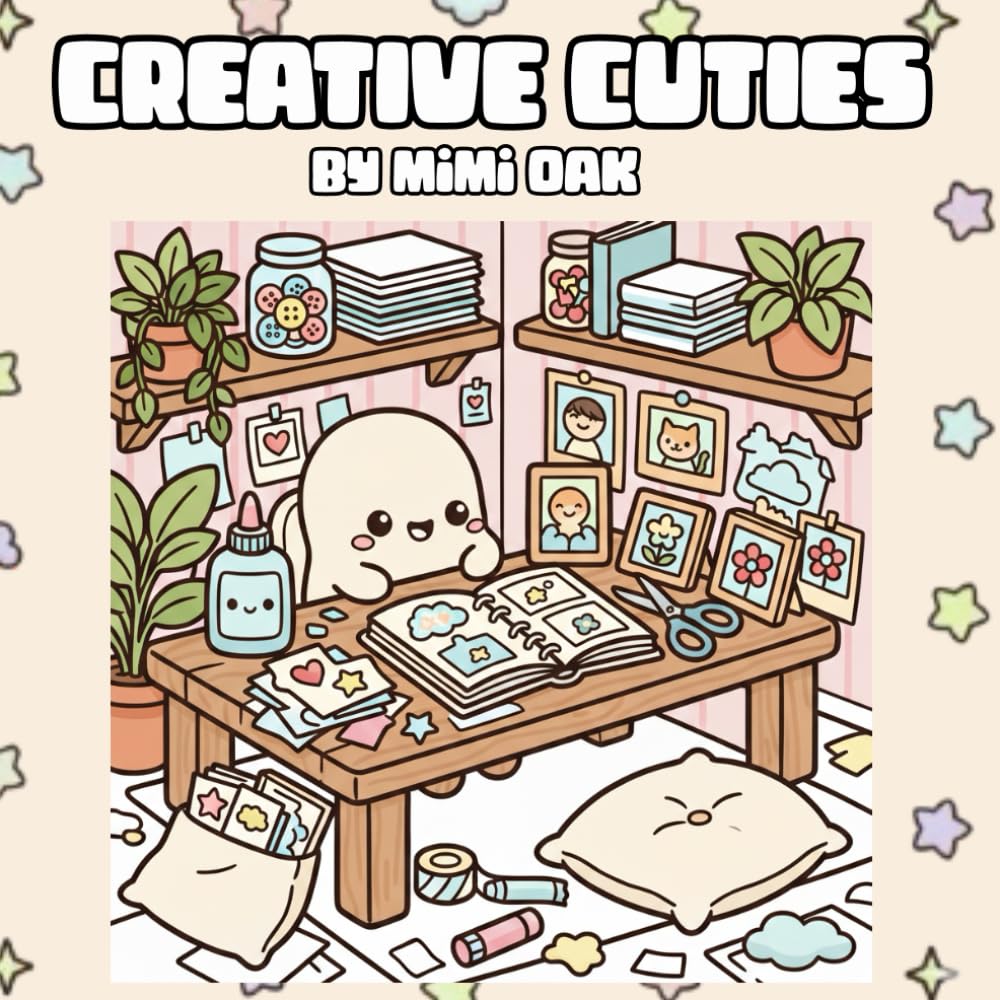 creative cuties: coloring book for Adult and Teen