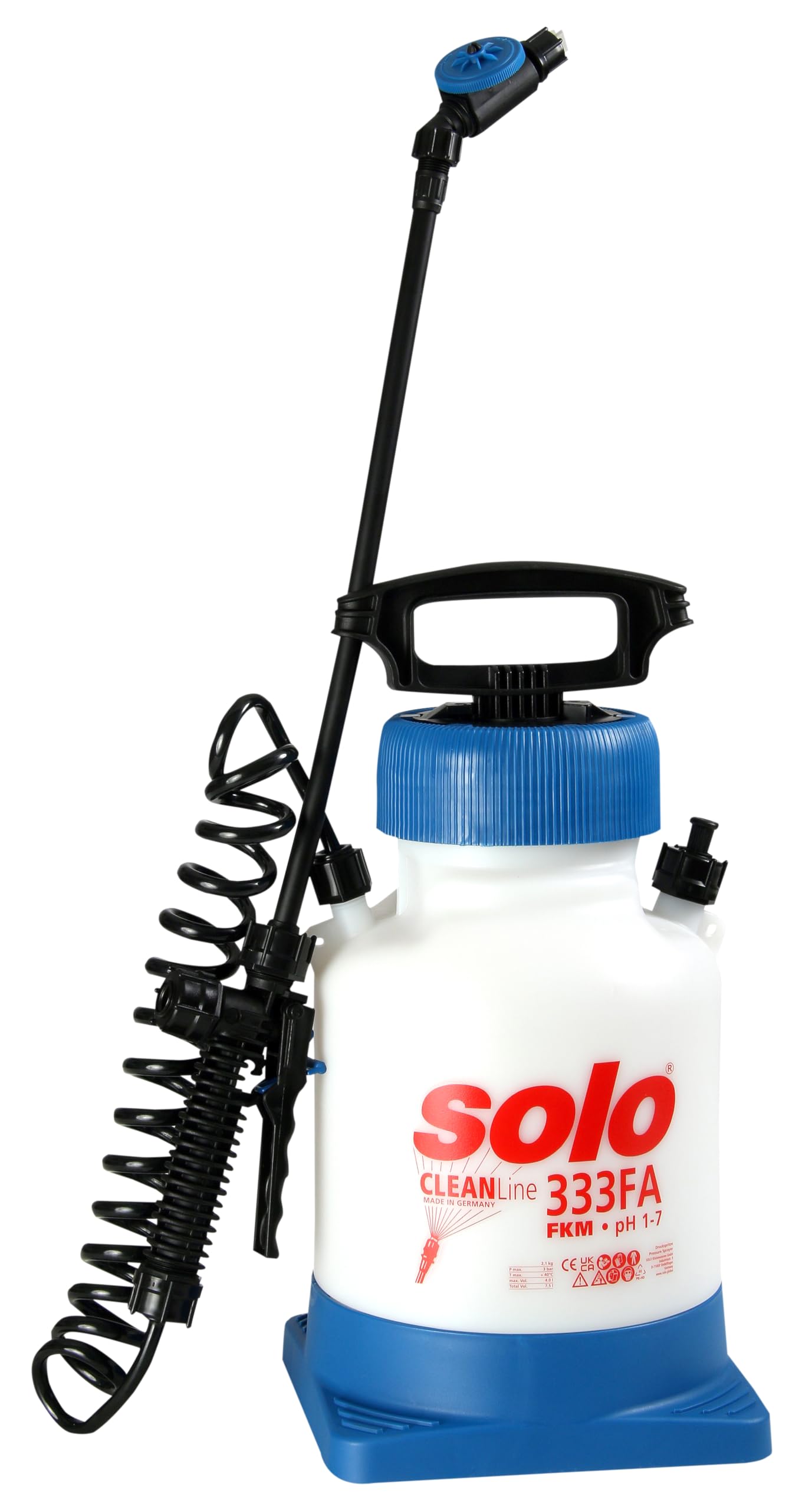 Solo CLEANLine 333 FA Foam Sprayer Made in Germany, White, 33331
