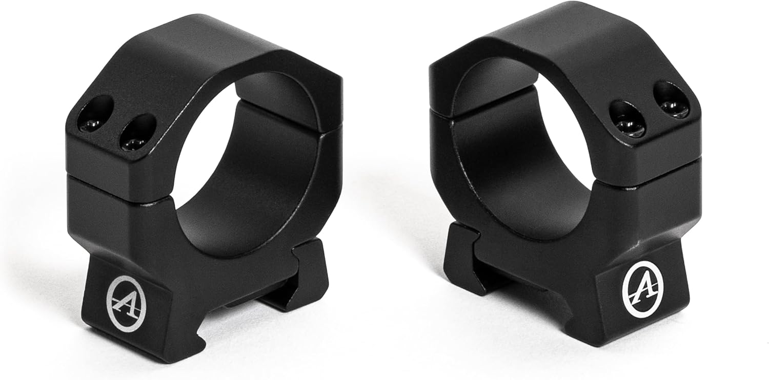 Athlon Armor 1" Low Height (0.9") Scope Ring, black
