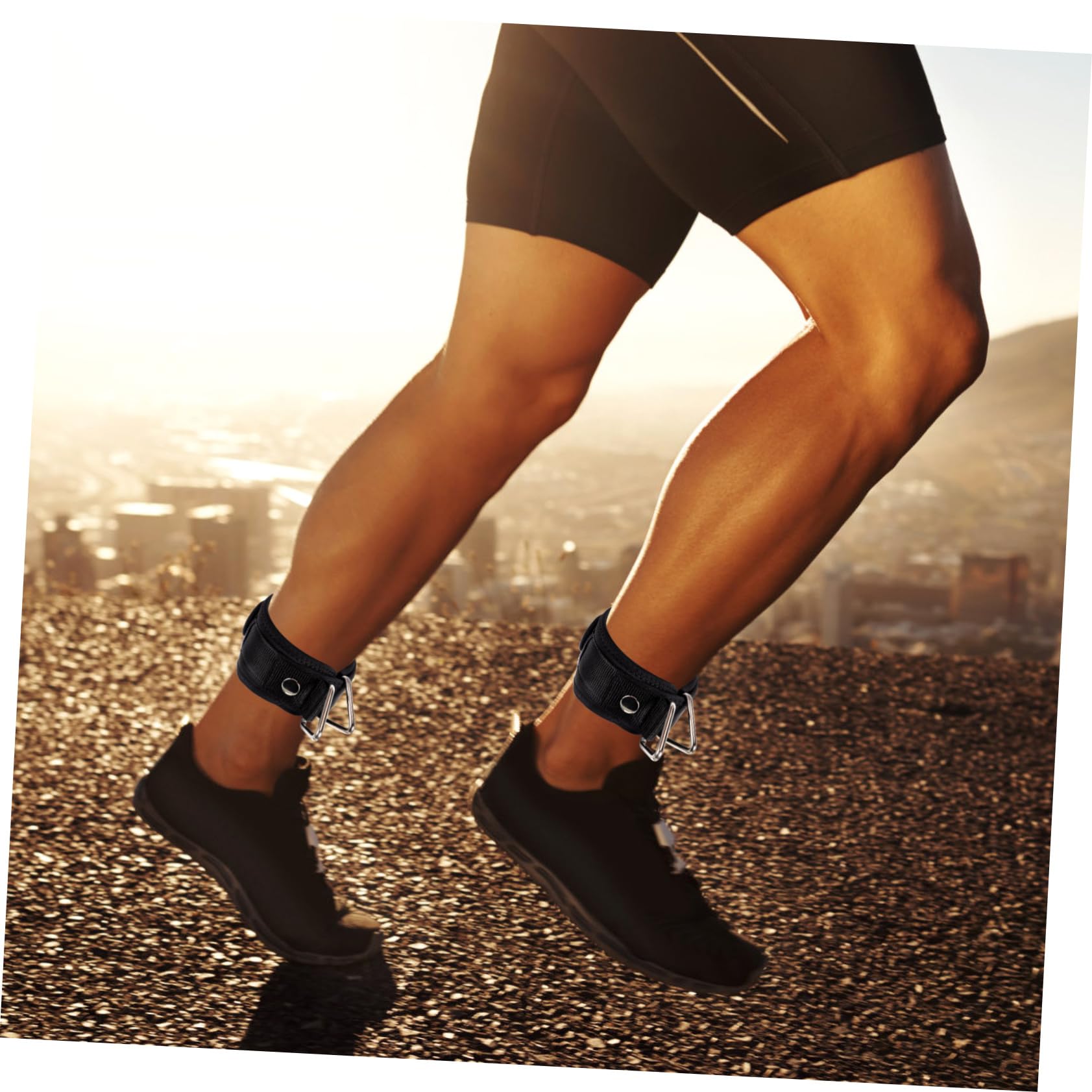 Toyvian Verstellbarer Knöchelriemen für Fitness Tragbares Ankle Strap für Kabelmaschinen für Beintraining und Gym Zubehör Langlebig für Fitnesslevels