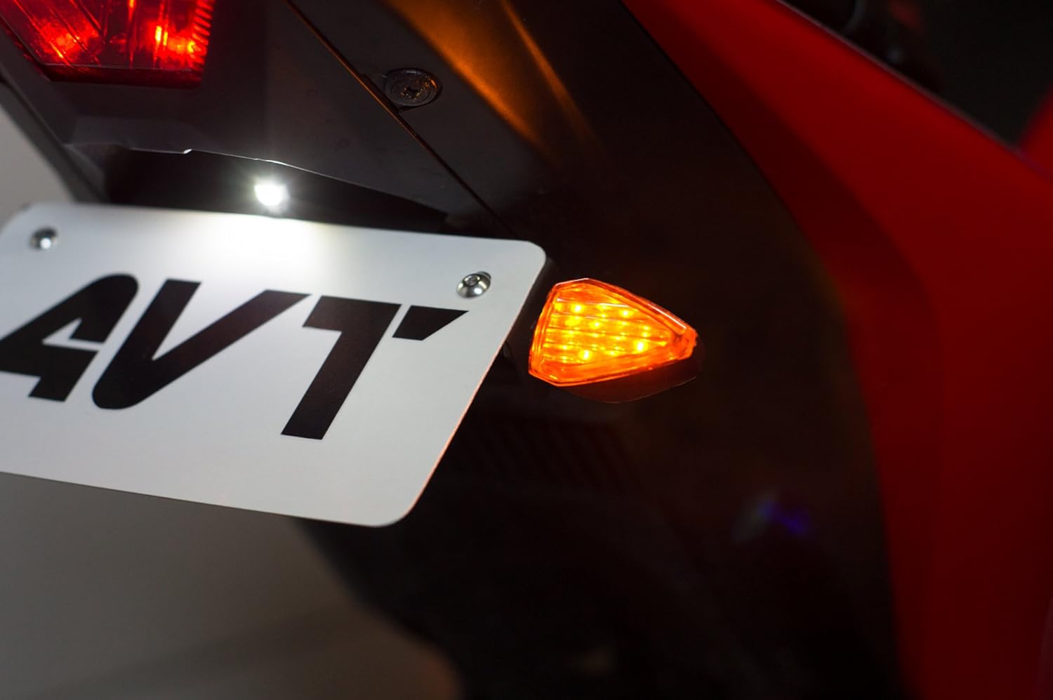 AVT R3 Fender Eliminator NI Kit 2015-2018 (YZF-R3) - SMOKE FLUSH LED Turn Signals