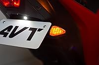 Vista 2 de AVT Yamaha R3 Fender Eliminator NI Kit 2019-2024 (YZF-R3) - Señales de giro LED FLUSH