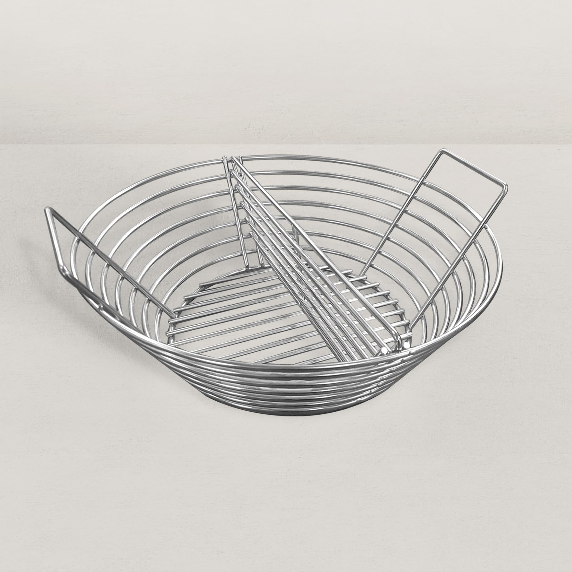 Kokko Panier Charbon INOX Rehausse Position Charbon Moins Charbon Entretien