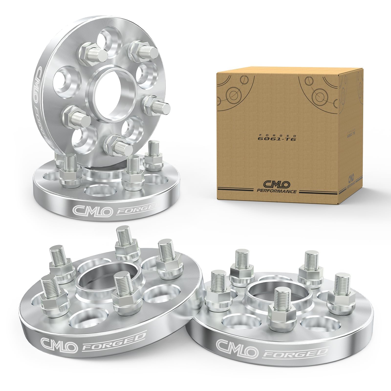 Lot de 4 adaptateurs d'entretoises de Roue centrales personnalisées, 5 x 120, 66,9 mm | 25 mm d'épaisseur