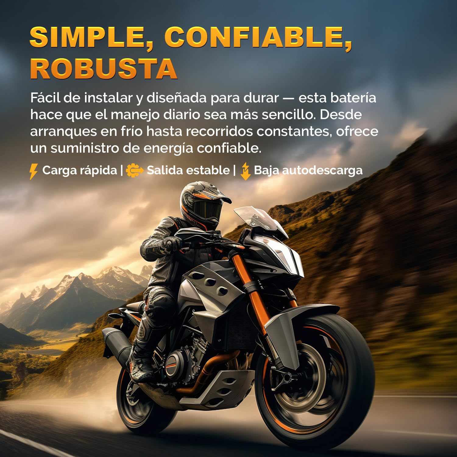 Electronicx batería de moto AGM YB10L-A2 12V 11Ah – batería de arranque sellada sin mantenimiento, tecnología AGM 135A CCA – scooter, quad, ATV – compacta, resistente a vibraciones, lista para usar