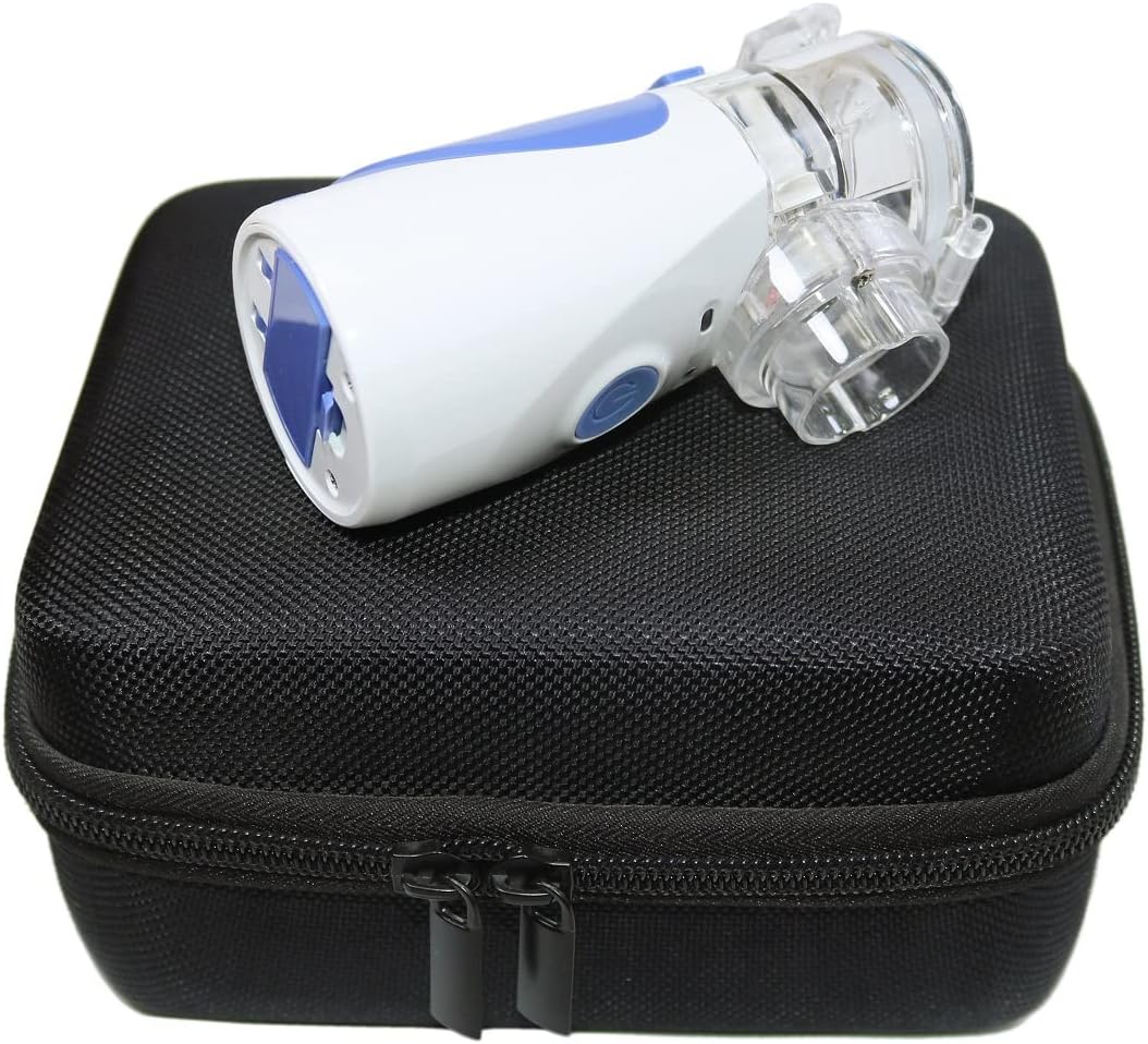 Hard Carrying Case Compatible For PGG-bro Portable Nebulizer Machine Cool Mist Steam Inhaler Effective Handheld Mesh Nebulizer Machin (Case Only)