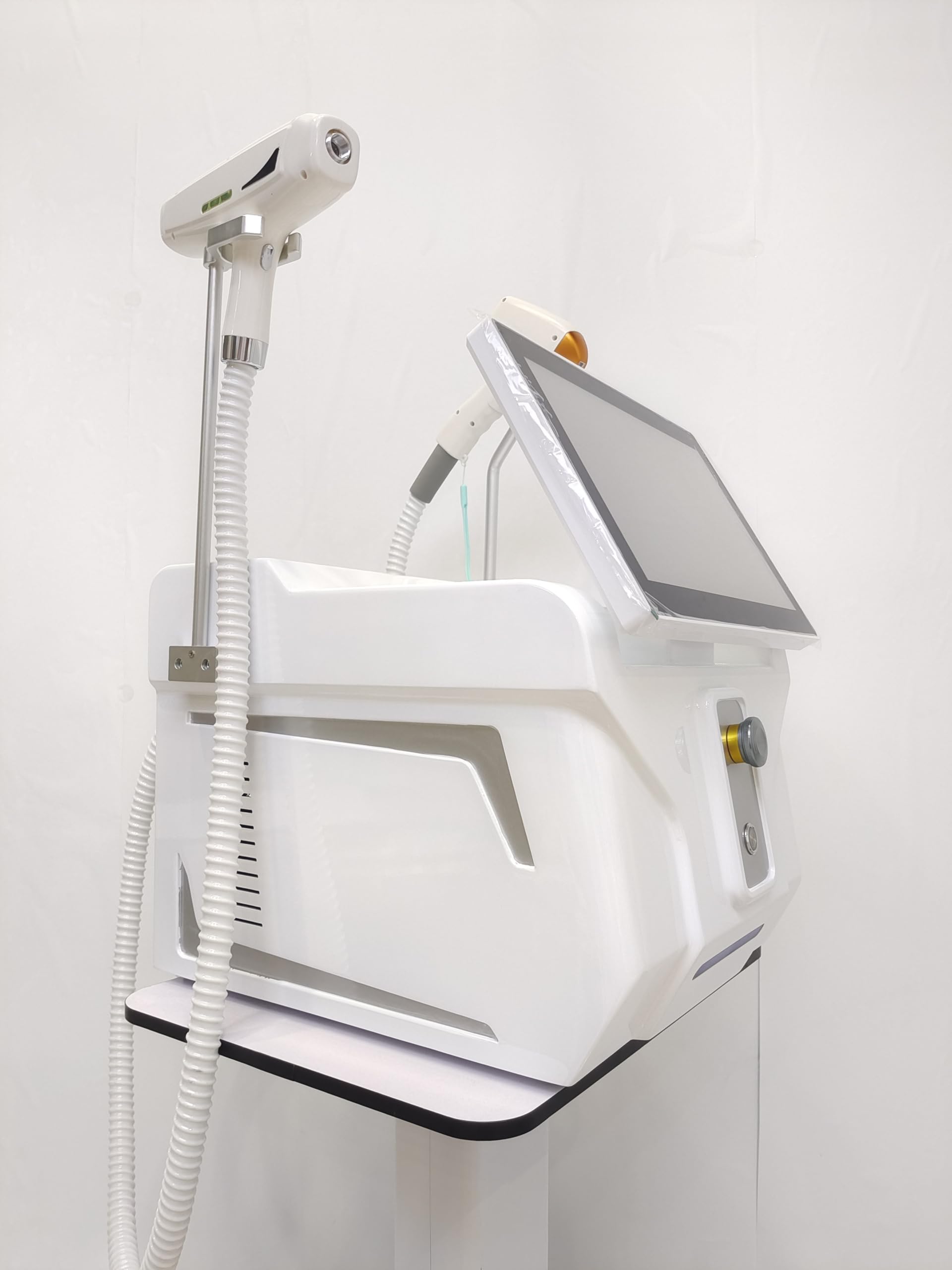 Dispositivo di epilazione laser a diodo 2 in 1 a picosecondi, macchina professionale per epilazione permanente indolore con manico di ghiaccio, dispositivo di bellezza per la rimozione dei tatuaggi