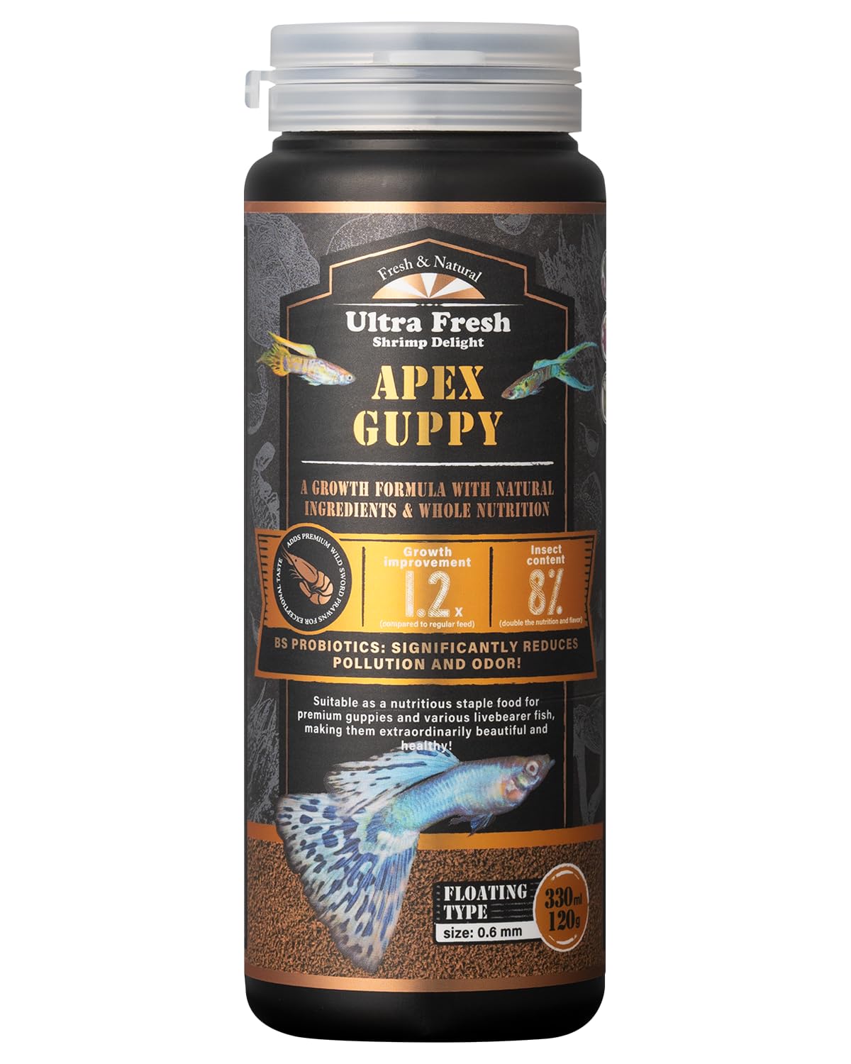 Ultra Fresh Apex Guppy Fish Food