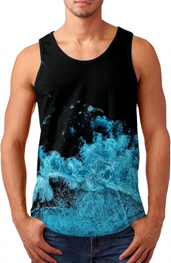 Amazon メンズ タンクトップ おしゃれ Yuede 1 Tシャツ ノースリーブ ジム 袖なし ランニング 筋トレ トップス カジュアル スポーツインナー 夏服 涼しい ベスト 男性用 スポーツウェア 伸縮性 通気性 吸汗速乾 運動 部屋着 タンクトップ 通販