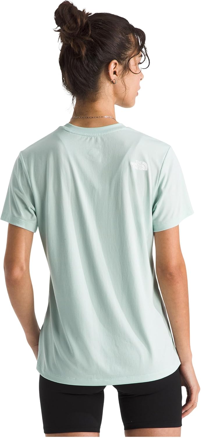 The North Face Women's Flex Short-Sleeve Tee - Moisture Wicking, Forward Set Side Seams, Split Hem